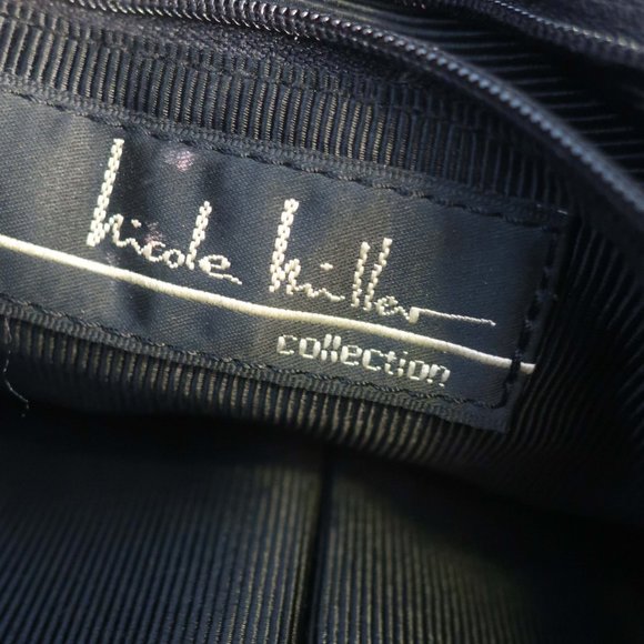 Nicole Miller Black and Tan Shoulder Bag - Picture 9 of 10